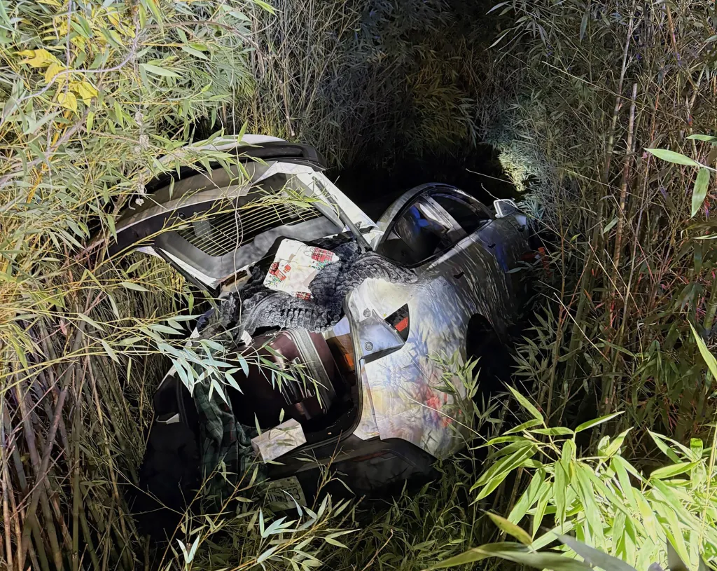 Man arrested for crashing car into parked cars after trying to set fire to South Bay winery