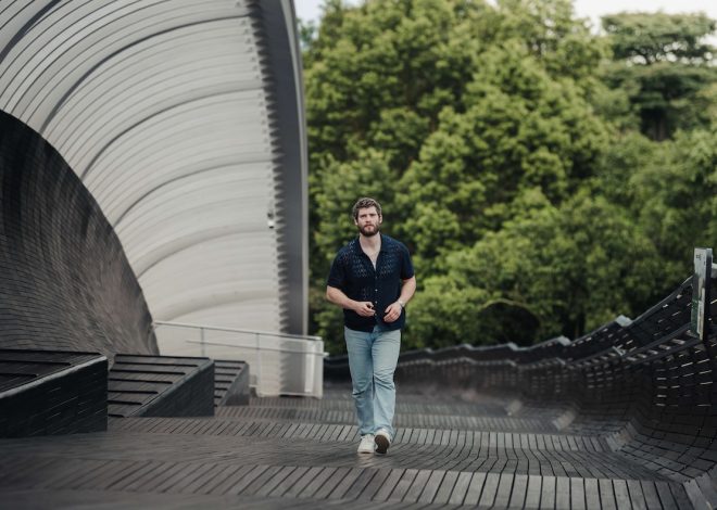 Actor David Corenswet Discovers the “High Life” in Singapore