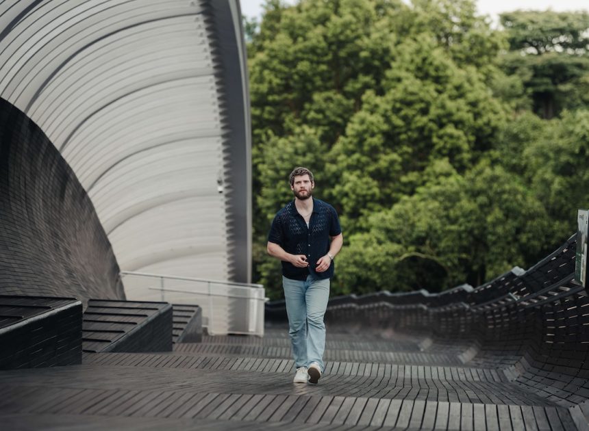 Actor David Corenswet Discovers the “High Life” in Singapore