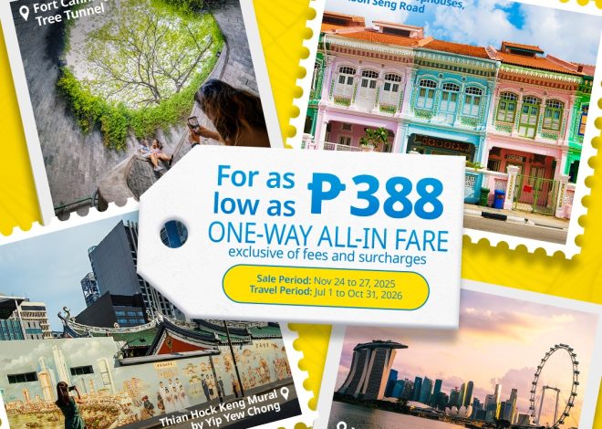 Discover Singapore with Cebu Pacific’s New Travel Series, Special Seat Sale