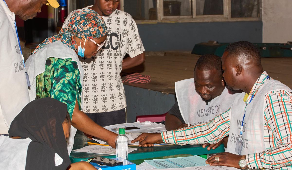 Mamdi Doumbouya, junta leader, is declared the winner of Guinea’s presidential election