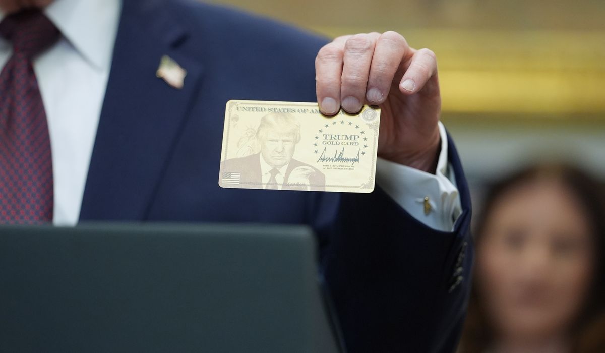 Sales of Trump immigration gold card top $1 billion