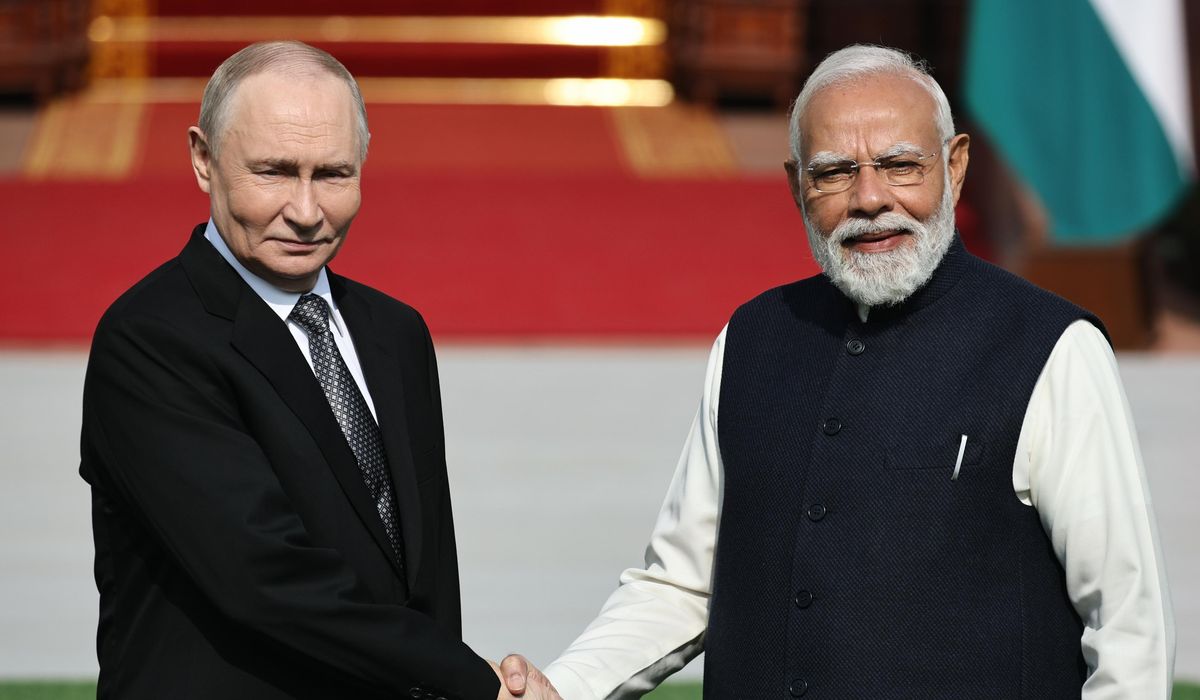 Putin and Modi announce expansion of Russia-India trade ties amid U.S. pressure