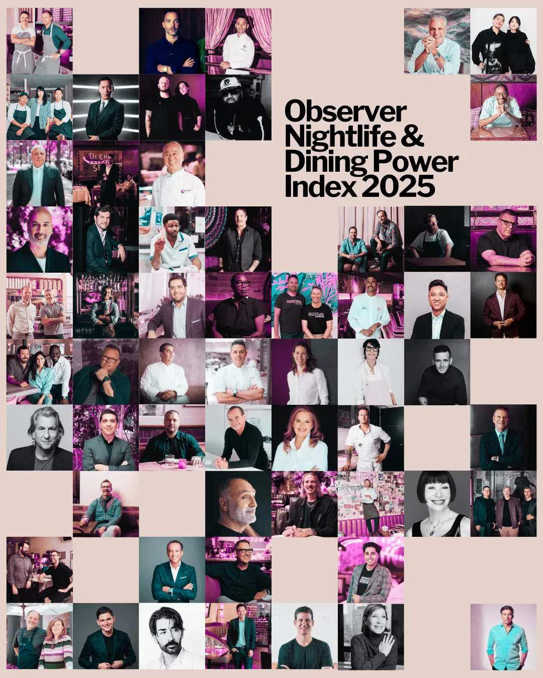 Observer | 2025 Nightlife & Dining Power Index