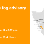 Santa Clara Valley Including San Jose placed under a dense fog advisory until Monday midday – The Mercury News