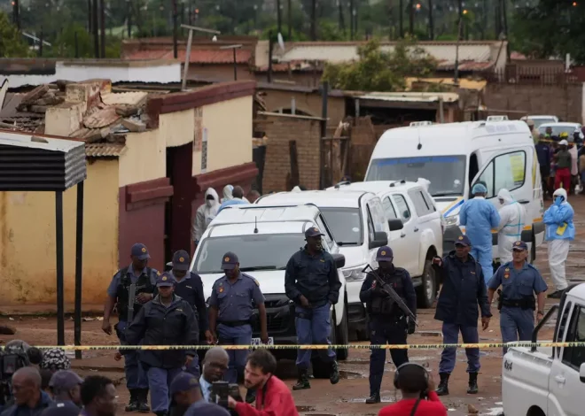 Gunmen open fire at a South African pub, killing 9 and wounding 10