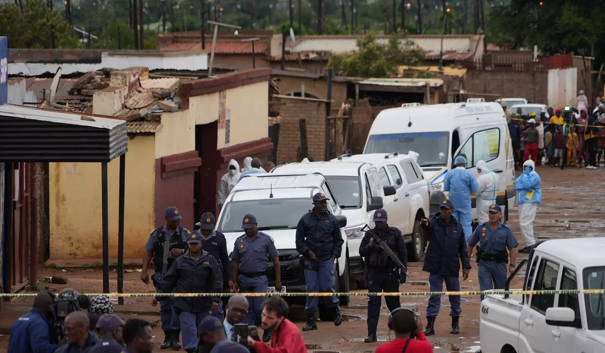 Gunmen open fire at a South African pub, killing 9 and wounding 10
