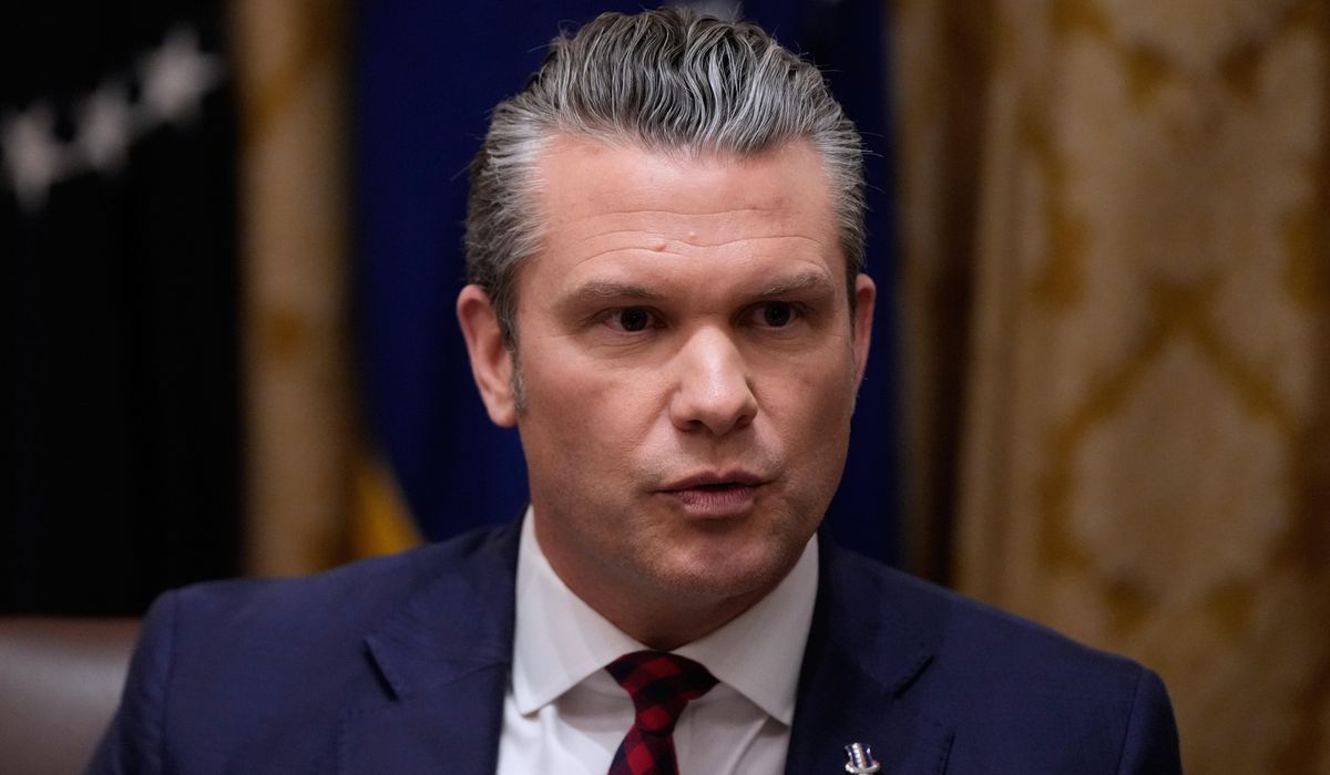 Hegseth defends strike on drug-boat survivors, touts Trump’s Reagan-style defense policies