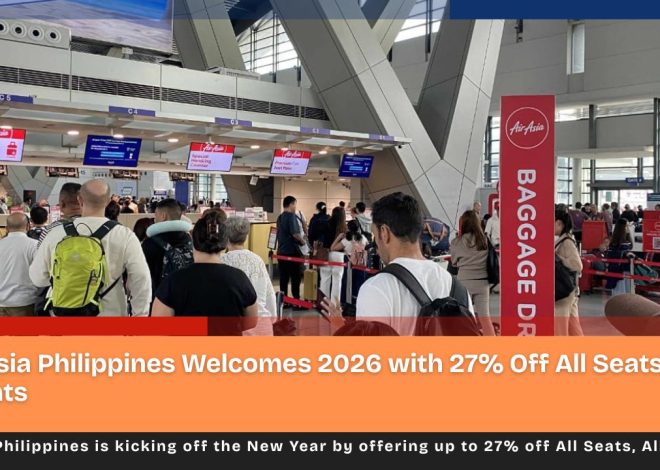 AirAsia Philippines Welcomes 2026 with a 27% Off Sale on Domestic and International Seats