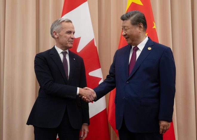 China urges Canada to break from U.S. influence as Carney visits Beijing