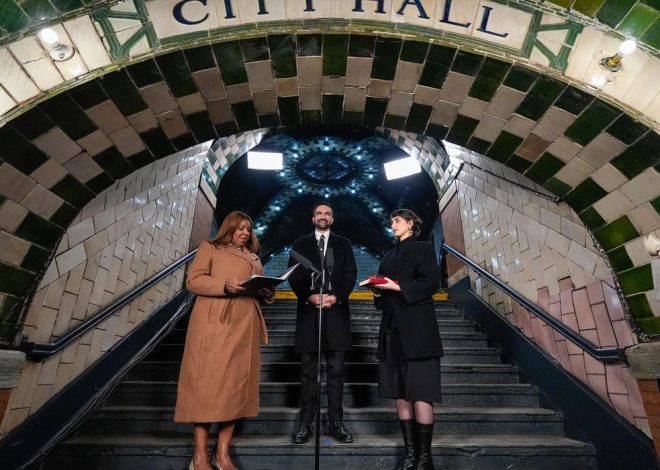 Zohran Mamdani takes oath as New York City mayor at historic subway station