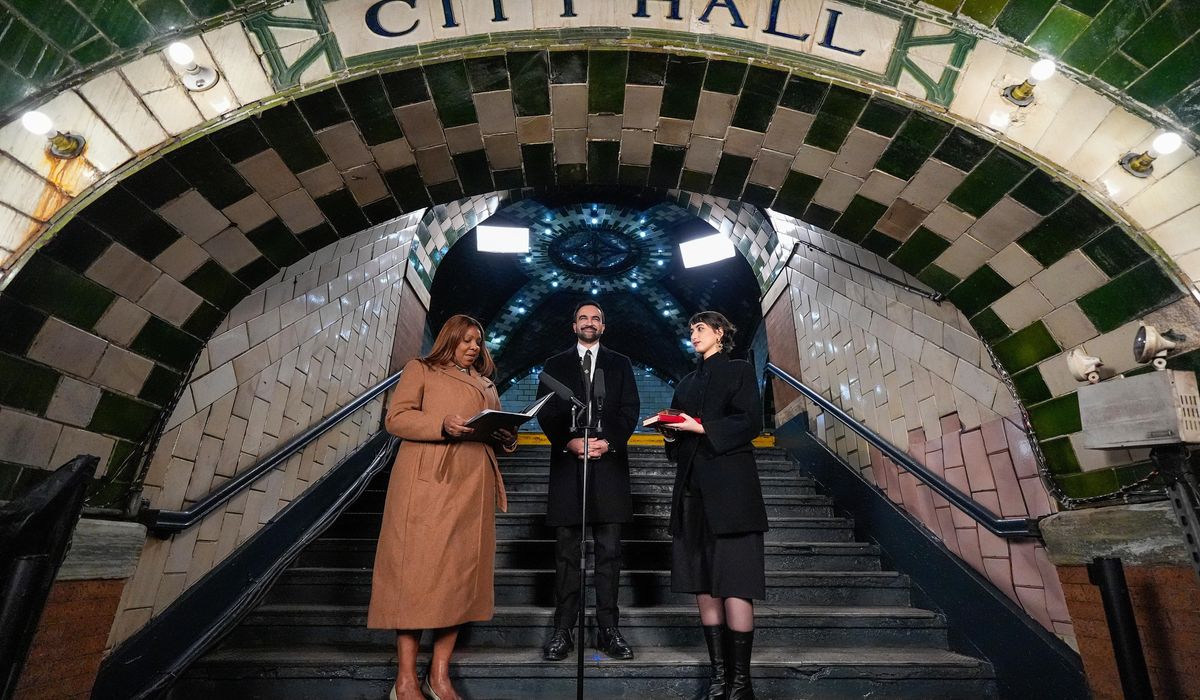 Zohran Mamdani takes oath as New York City mayor at historic subway station
